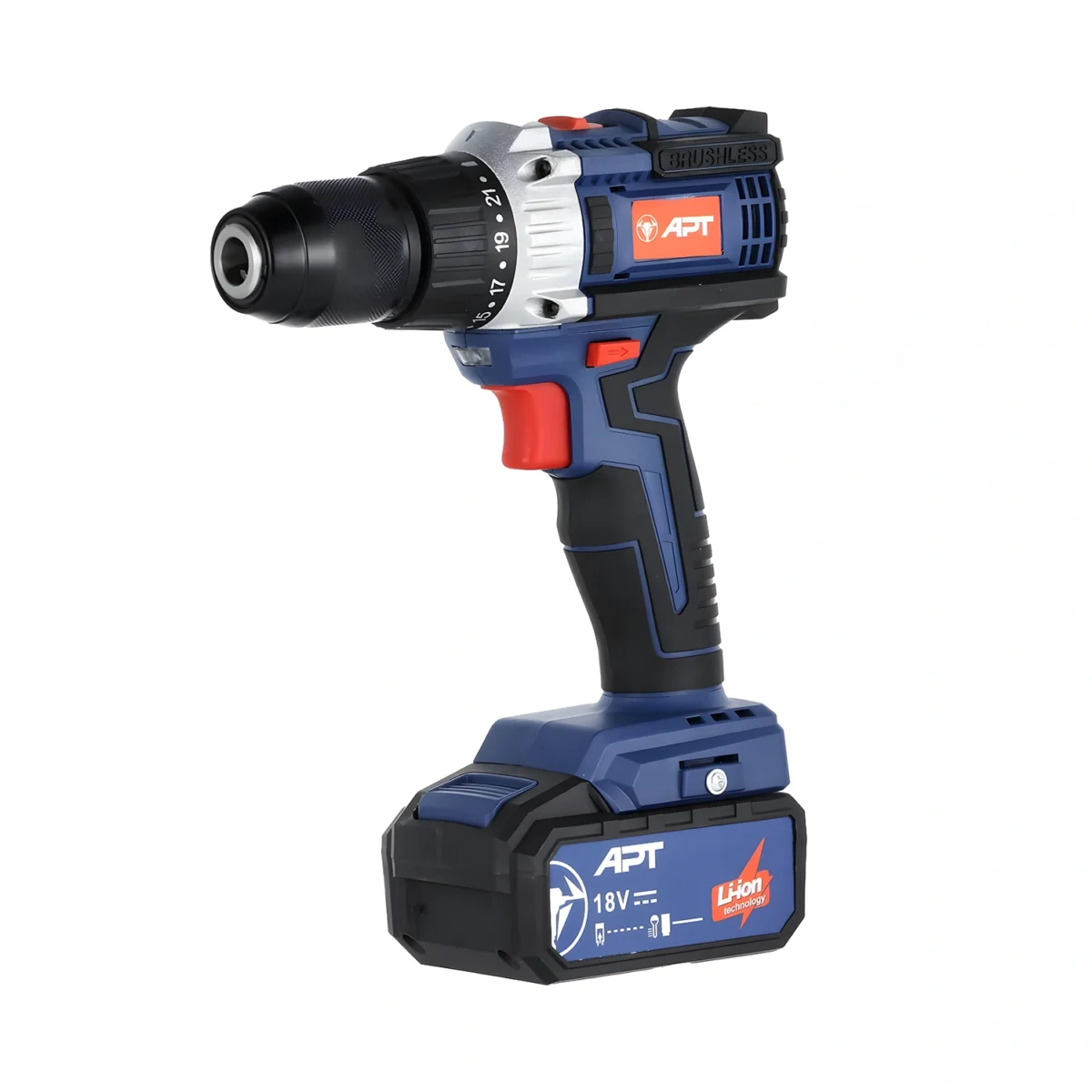 ⁦شنيور بطارية براشليس 18 فولت 3 أمبير 55 نيوتن APT⁩ - الصورة ⁦1⁩