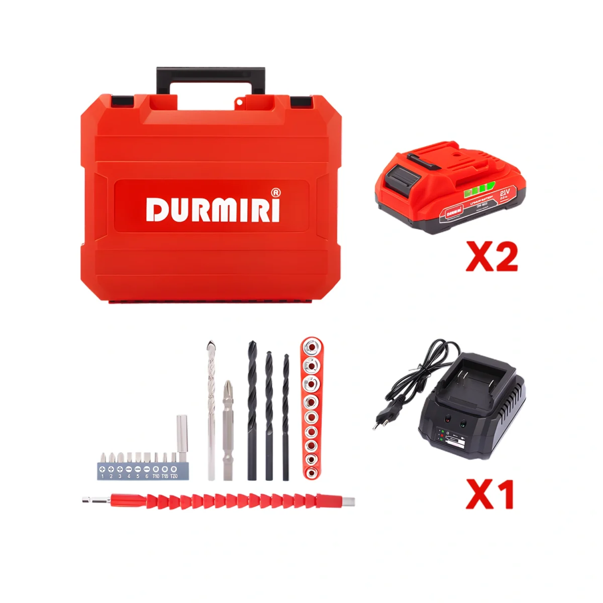 ⁦شنيور براشليس 21 فولت 55 نيوتن من دورميري⁩ - الصورة ⁦3⁩