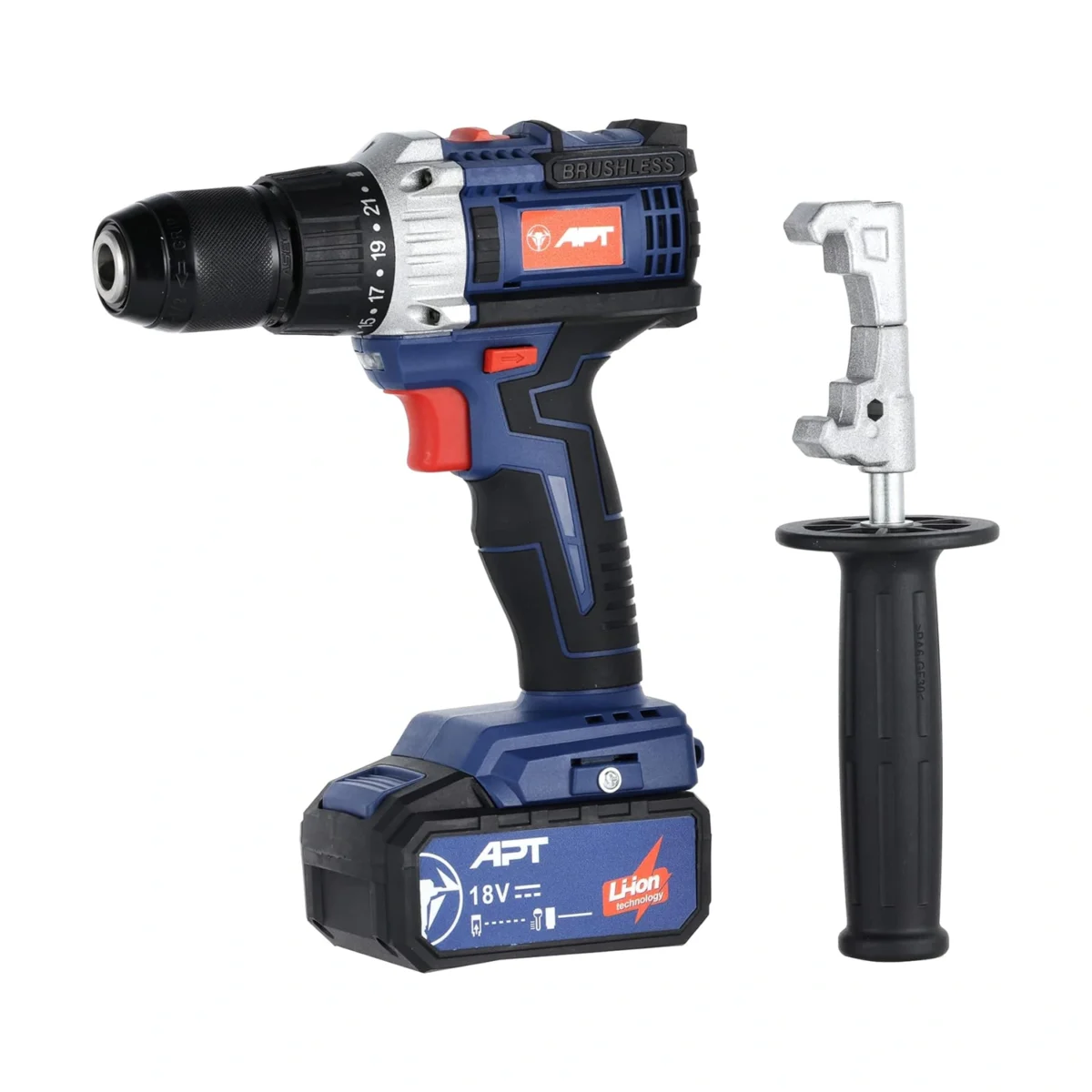 ⁦شنيور بطارية براشليس 18 فولت 3 أمبير 55 نيوتن APT⁩ - الصورة ⁦4⁩