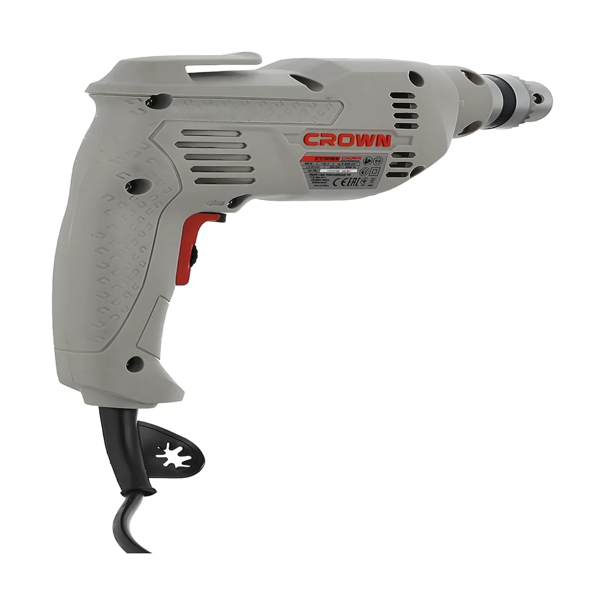 ⁦شنيور عادة كراون 10 مم أليكتروني يمين شمال 400 وات⁩ - الصورة ⁦3⁩