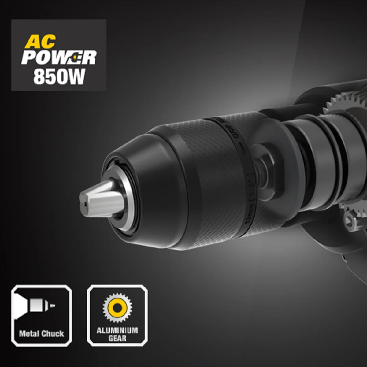 ⁦شنيور 13 مم 850 وات خدمة شاقة CAT⁩ - الصورة ⁦3⁩