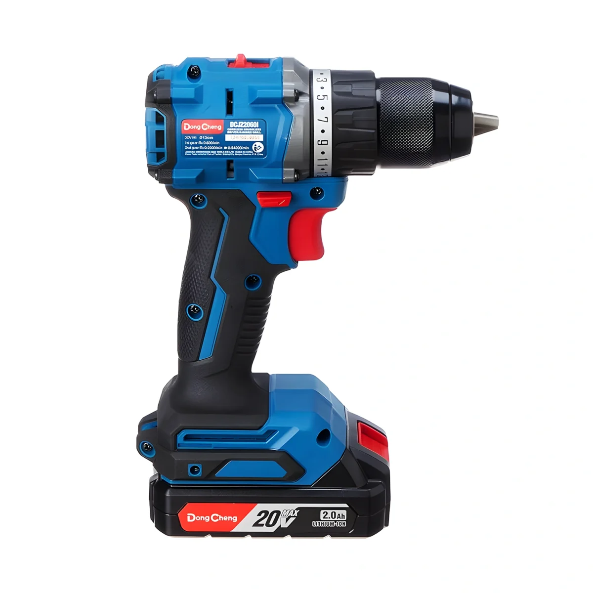 ⁦شنيور بطارية 20 فولت دونج شونج براشلس 60 نيوتن​ سرعات متعددة⁩ - الصورة ⁦2⁩