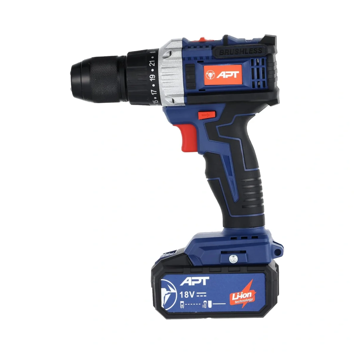 ⁦شنيور بطارية براشليس 18 فولت 3 أمبير 55 نيوتن APT⁩ - الصورة ⁦2⁩