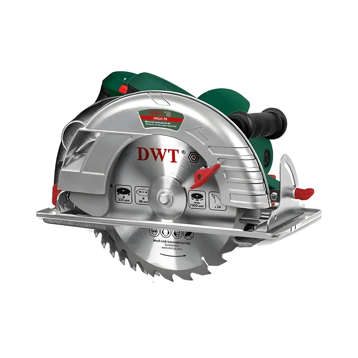 ⁦منشار صينية من دي دبليو تي HKS21-79 – 2100 وات⁩ - الصورة ⁦2⁩