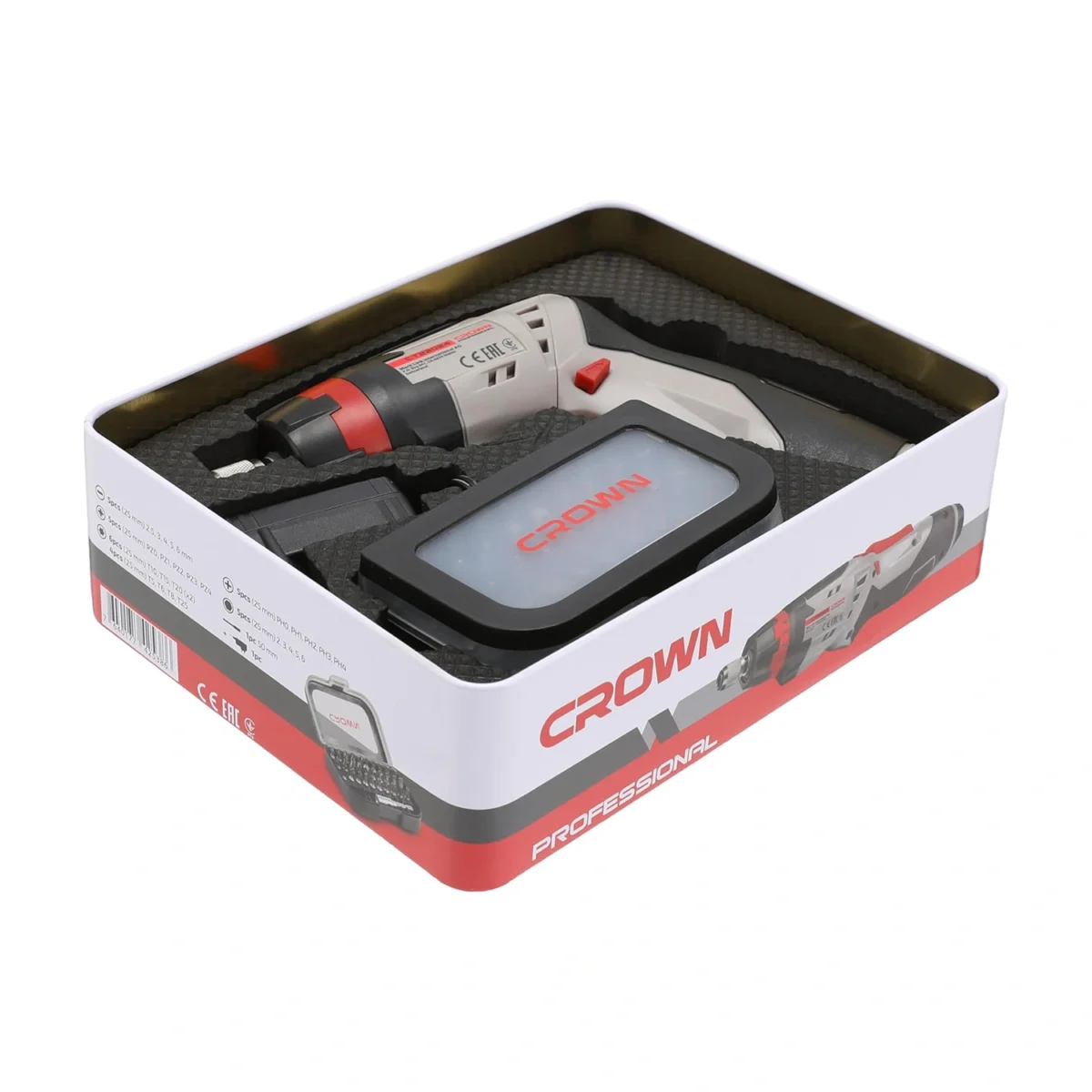 ⁦مفك بطارية ليثيوم 3.6 فولت من كراون⁩ - الصورة ⁦3⁩