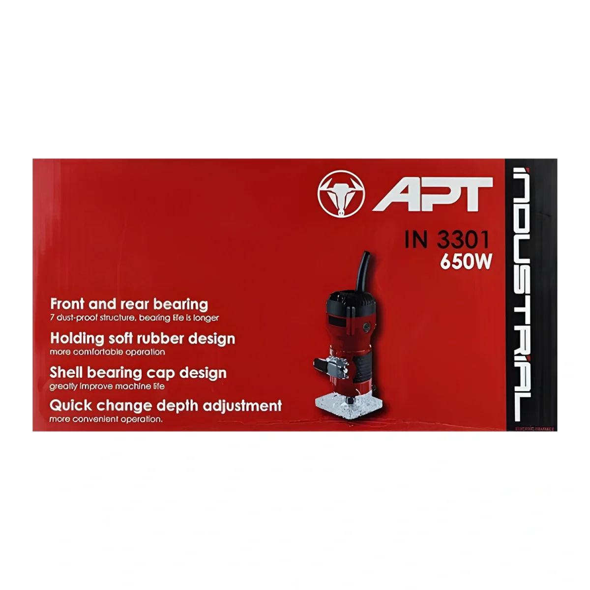 ⁦راوتر فريزة 6 و 8 مم 650 وات APTINDUSTRIAL⁩ - الصورة ⁦3⁩