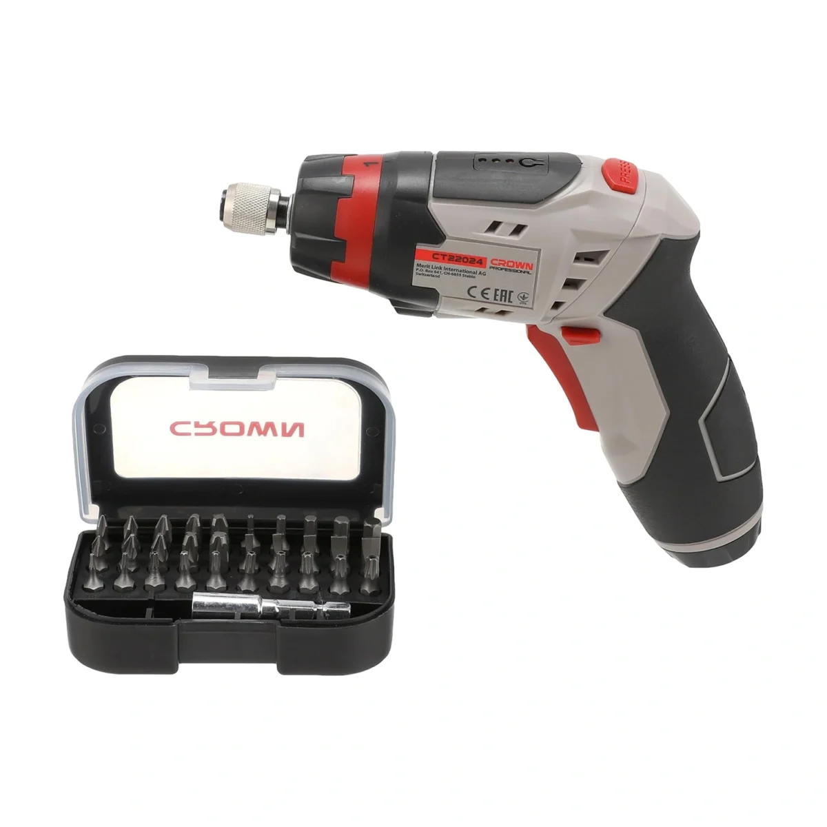 ⁦مفك بطارية ليثيوم 3.6 فولت من كراون⁩ - الصورة ⁦2⁩