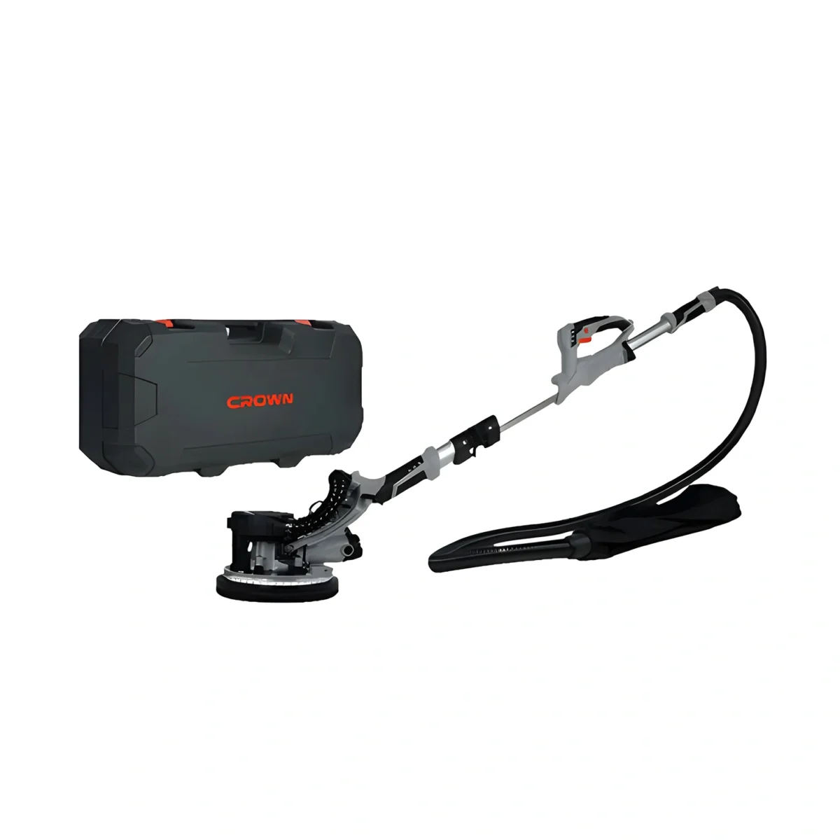 ⁦صنفرة حوائط أسقف كراون 750 وات اضاءة 360 درجه 9 بوصه شنطه بلاستيك⁩ - الصورة ⁦7⁩