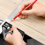 ⁦زاوية علام متحركة 30 سم بميزان مياه 12 انش متحركة⁩ - الصورة ⁦2⁩