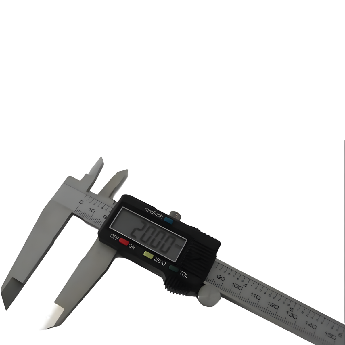 ⁦مقياس رقمي دقيق للسمك بشاشة الكترونية عريضة من الستانلس ستيل⁩ - الصورة ⁦3⁩