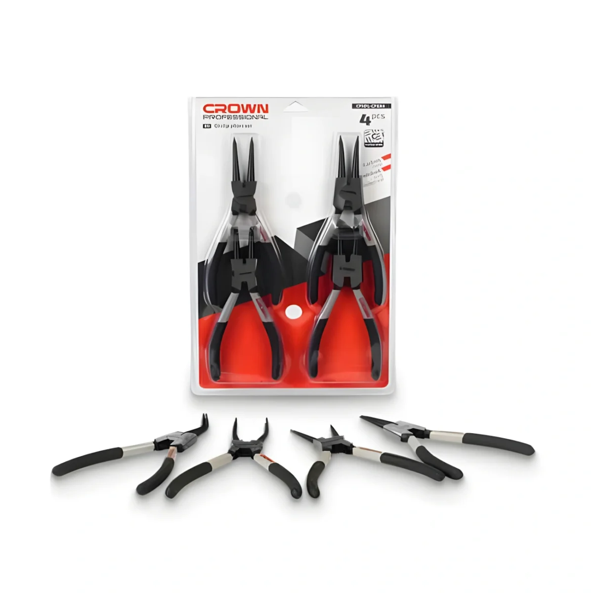 ⁦طقم بنس تيل كراون 7 بوصه 4 قطع CROWN CPHPL-CPXA4⁩ - الصورة ⁦2⁩