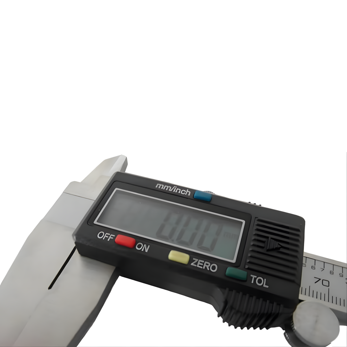 ⁦مقياس رقمي دقيق للسمك بشاشة الكترونية عريضة من الستانلس ستيل⁩ - الصورة ⁦4⁩