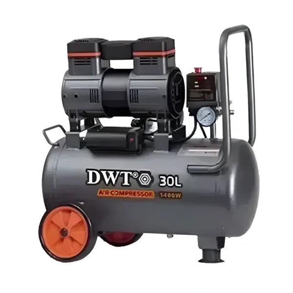 كمبروسر كاتم للصوت صوت بدون زيت 30 لتر 1400 وات