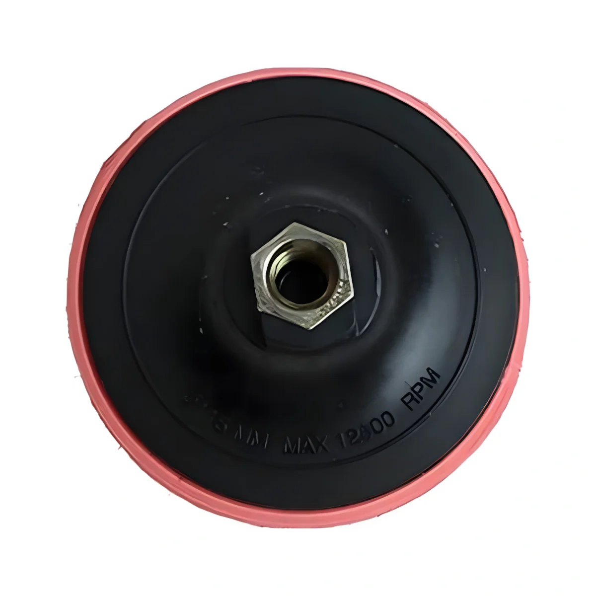 ⁦اوسكو قاعدة صنفرة لزق 4.5 انش ، احمر⁩ - الصورة ⁦2⁩