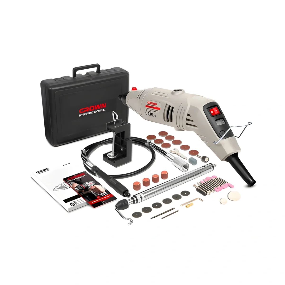 ⁦كيت ميني كرافت فليسكابل 21 قطعة 150 واط شنطه بلاستيك⁩ - الصورة ⁦5⁩