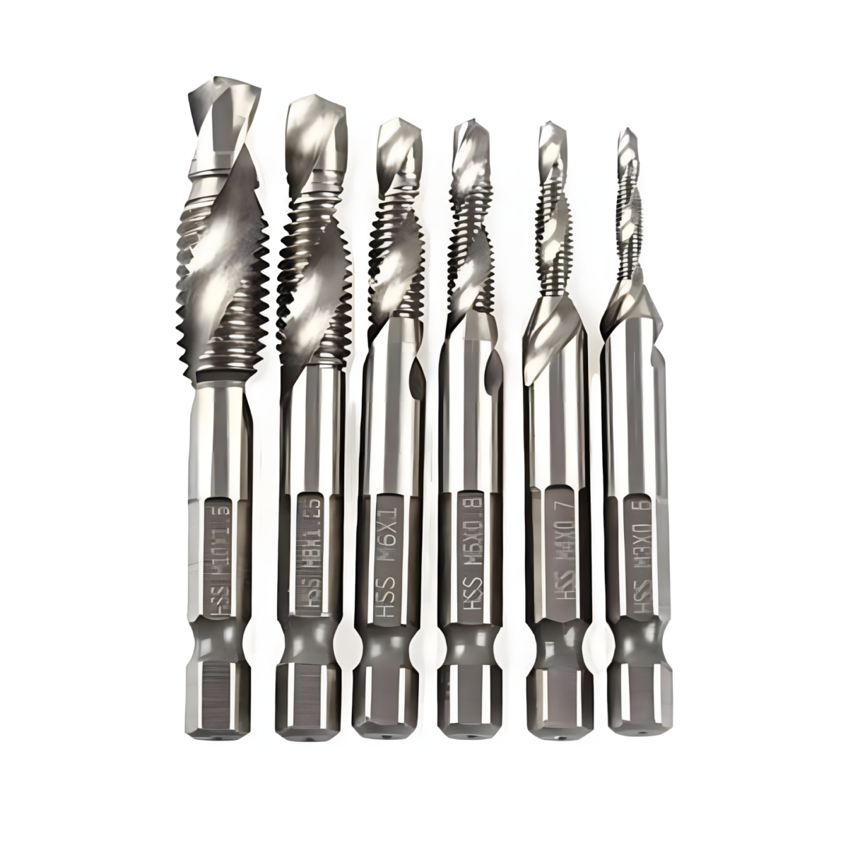 ⁦طقم بنط حفر وقلوظه حدادي 6 قطع⁩ - الصورة ⁦3⁩