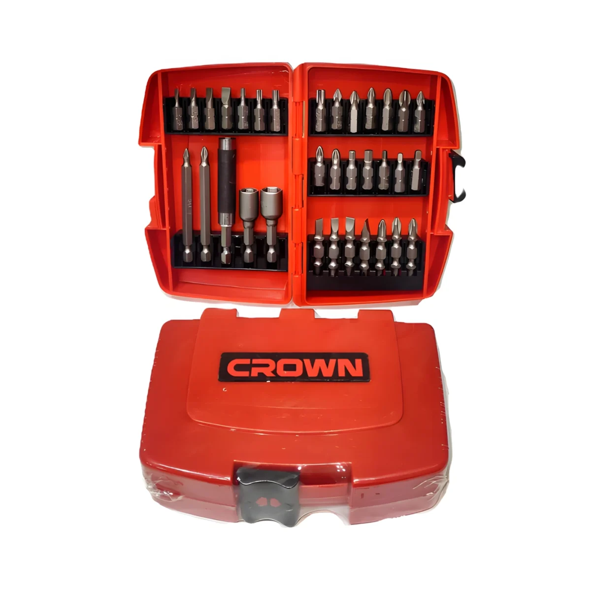 ⁦طقم سننون كراون مفك 33 قطعة CROWN CTSBP0103⁩ - الصورة ⁦1⁩