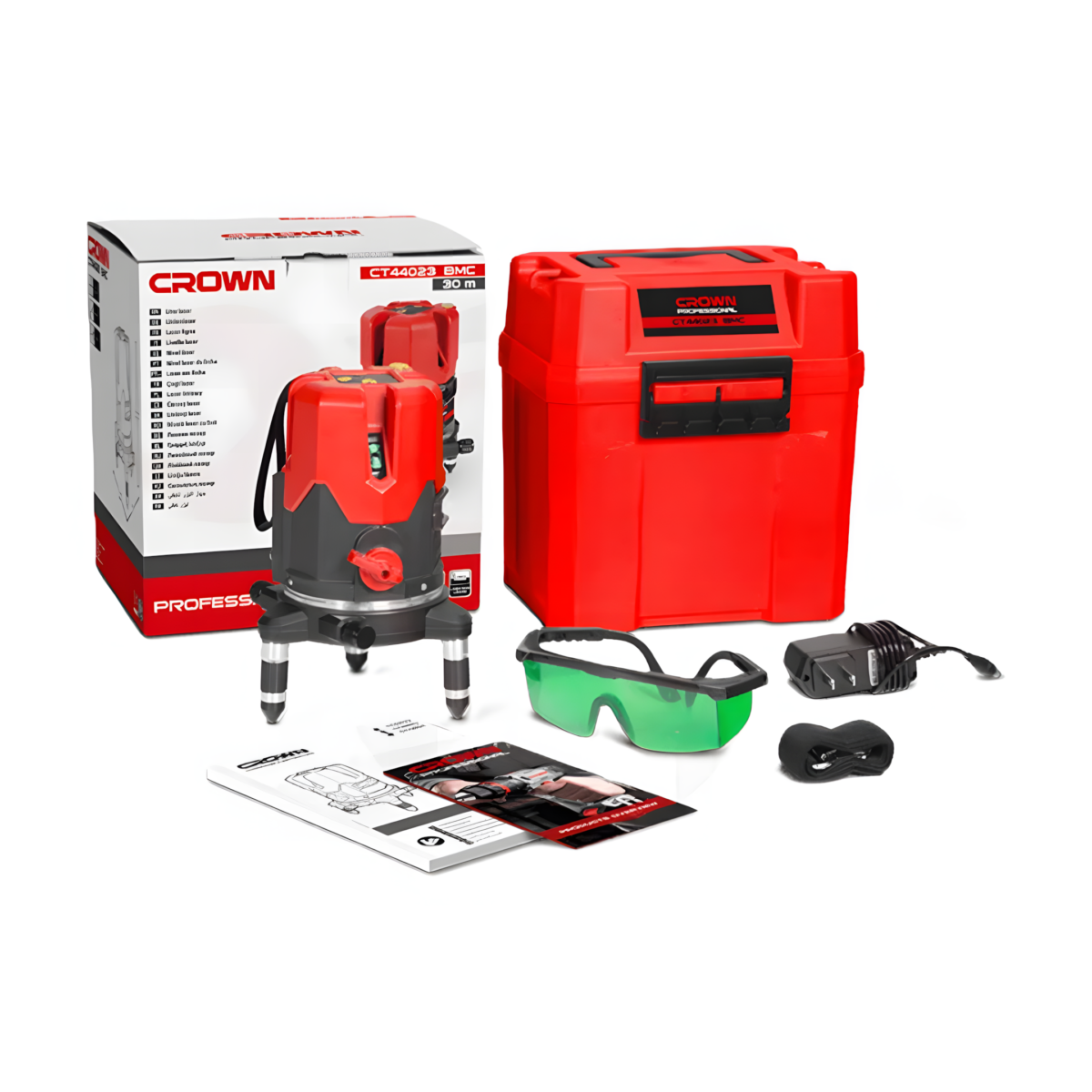 ⁦ميزان ليزر كراون اخضر 3 خط 30 متر⁩ - الصورة ⁦4⁩