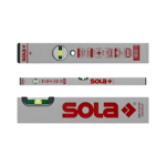 ⁦ميزان مياه AZB-50 ألومنيوم 2 عين من سولا – 50 سم⁩ - الصورة ⁦4⁩