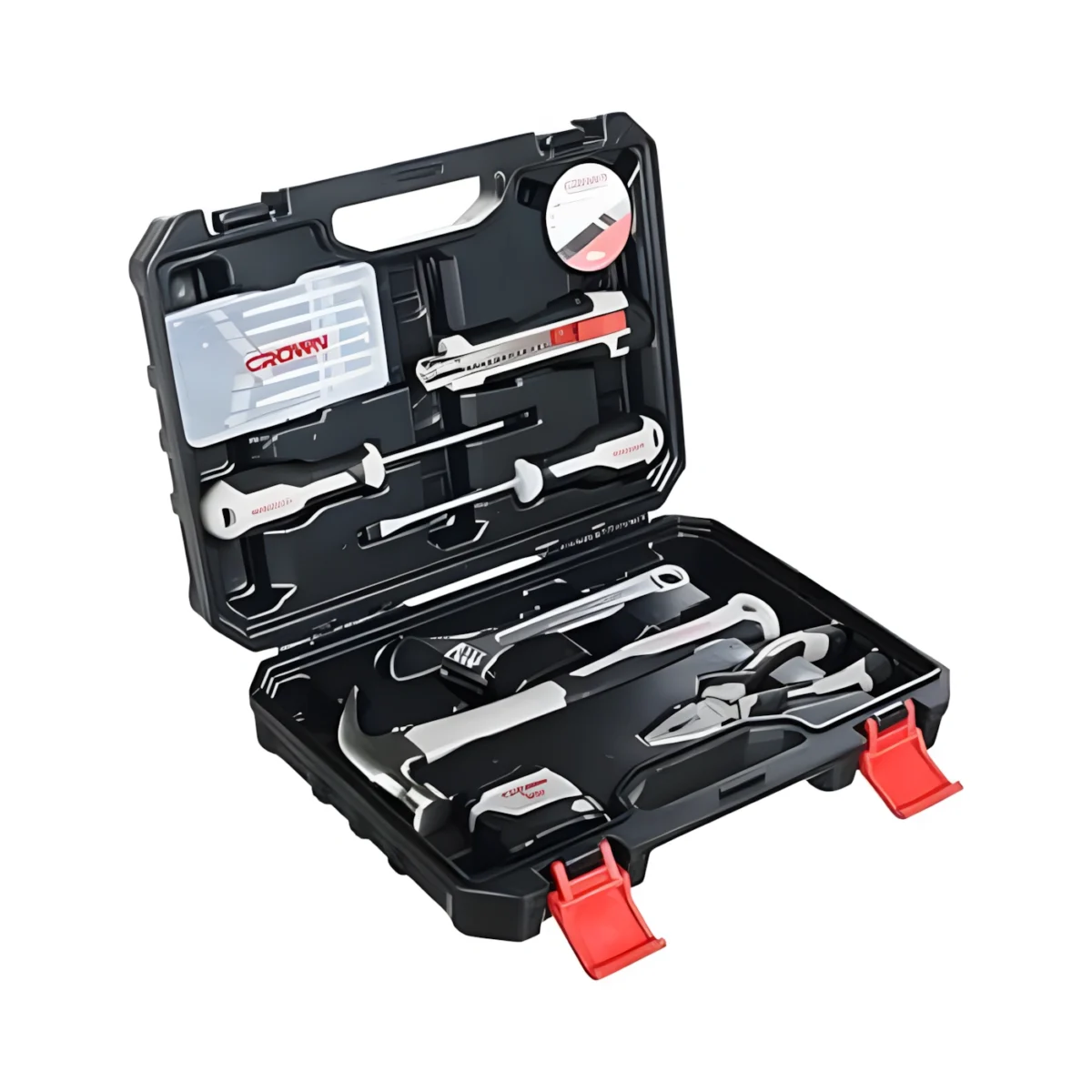 ⁦طقم عدد يدوية 20 قطعة شنطة بلاستيك كراون CROWN CPHTS-BXA20⁩ - الصورة ⁦1⁩