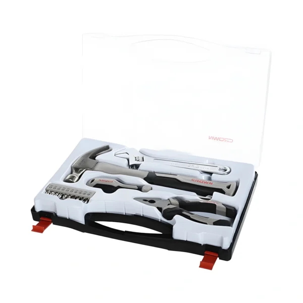 طقم عدد يدوية 14 قطعة بوكس بلاستيك كراون CROWN CPHTS-IXA14