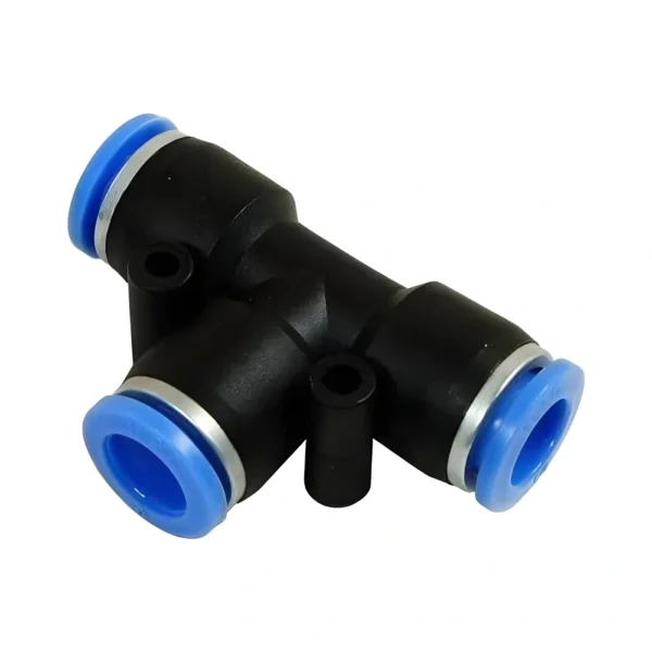 وصلة هواء حرف T مشترك – لثلاثة خراطيم 8 مم