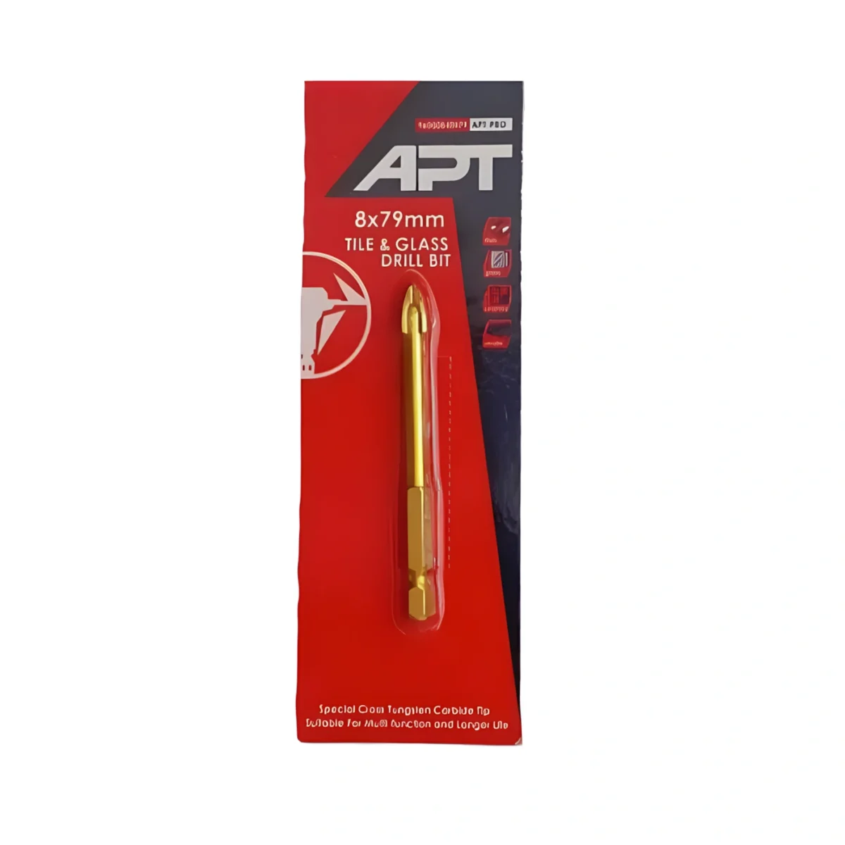 ⁦بنطة زجاج و رخام 8x79 مم APT⁩ - الصورة ⁦1⁩