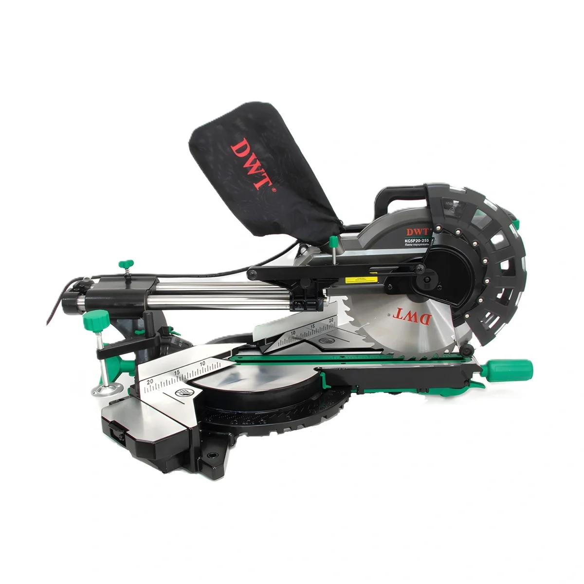 ⁦ديسك تقطيع خشب وألومنيوم 10 بوصة سحاب 2000 وات DWT⁩ - الصورة ⁦2⁩