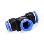 ⁦وصلة هواء حرف T مشترك – لثلاثة خراطيم 8 مم⁩ - الصورة ⁦2⁩