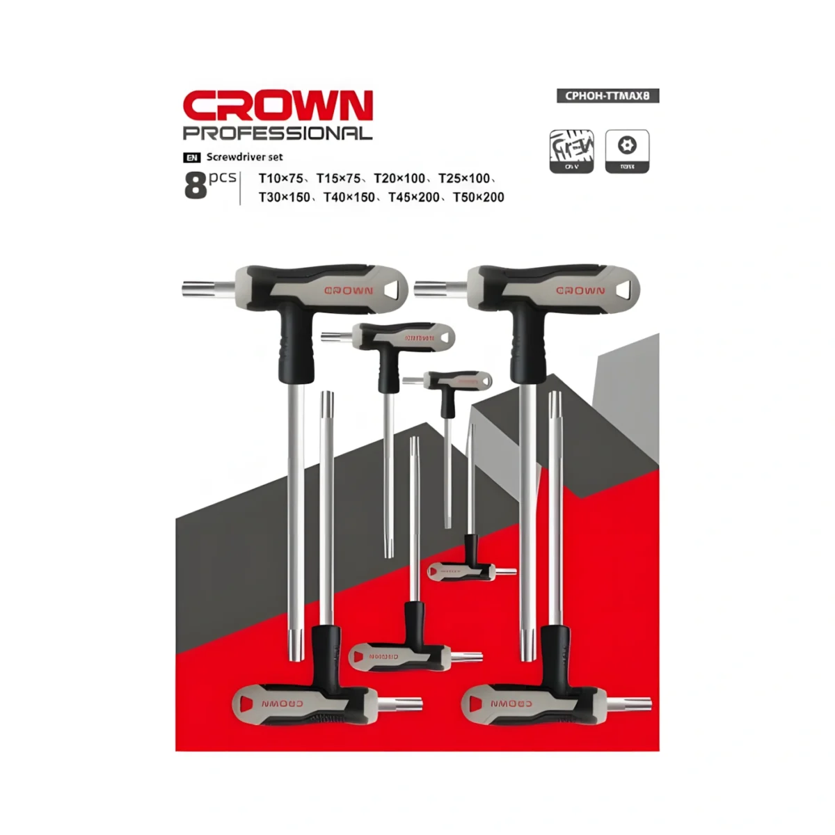 ⁦طقم الن توركس يد تي 8 قطع من كراون⁩ - الصورة ⁦1⁩