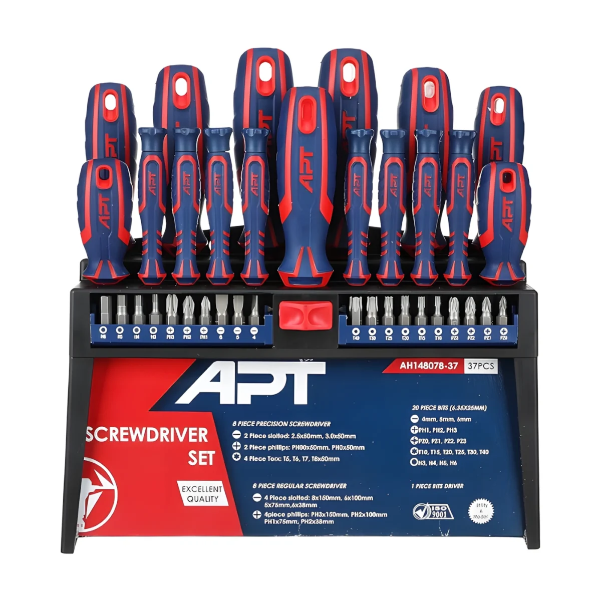 ⁦طقم ستاند مفكات 37 قطعة APT⁩ - الصورة ⁦1⁩