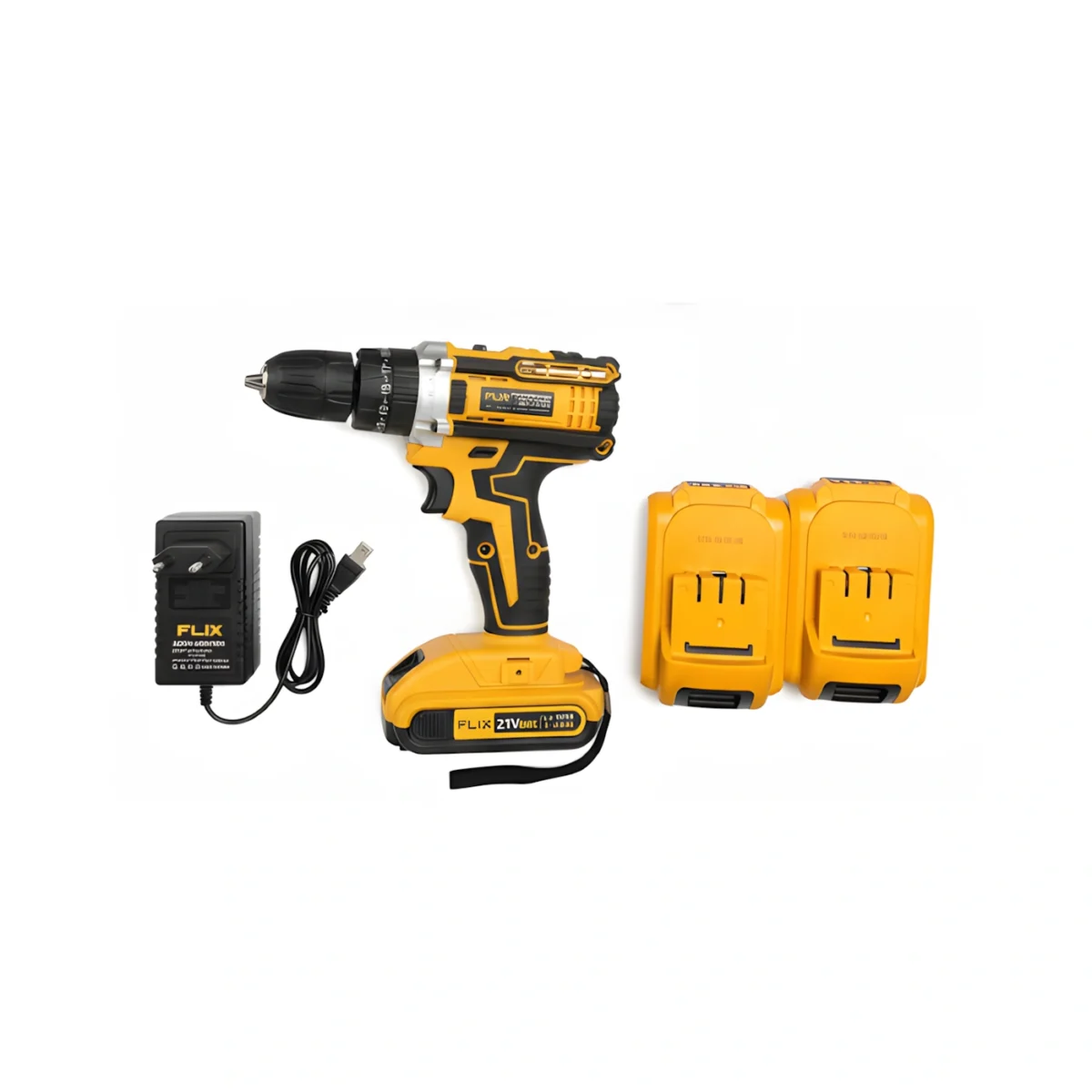 ⁦دريل فليكس 21 فولت فك وربط ودقاق – ظرف 10 مم⁩ - الصورة ⁦3⁩