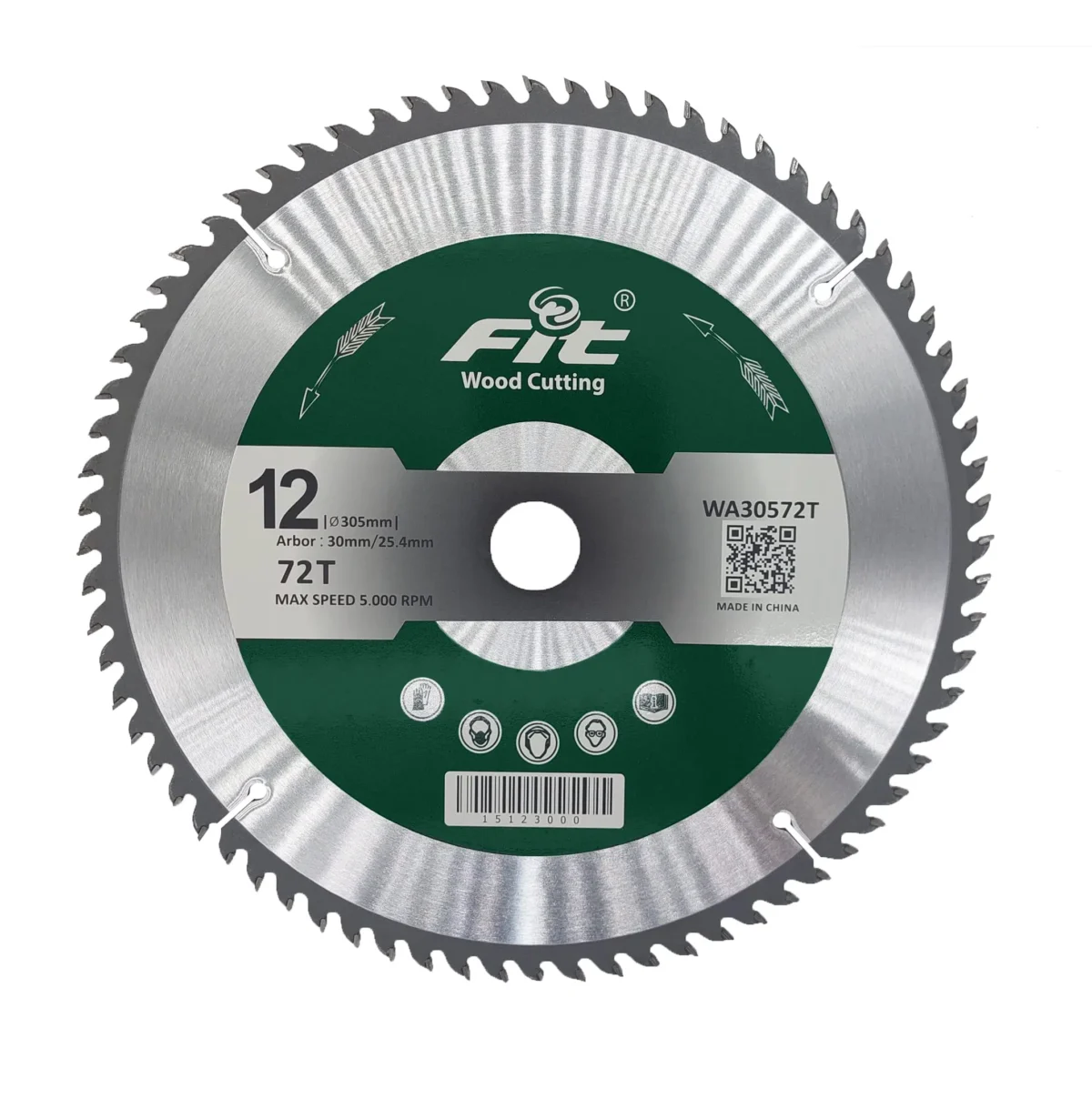 ⁦صينية تقطيع خشب FIT مقاس 12 بوصة – 72 سن⁩ - الصورة ⁦1⁩