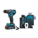 عرض الكومبو ميزان ليزر 12 خط ودريل بطارية 20 فولت من سوبر ماكس